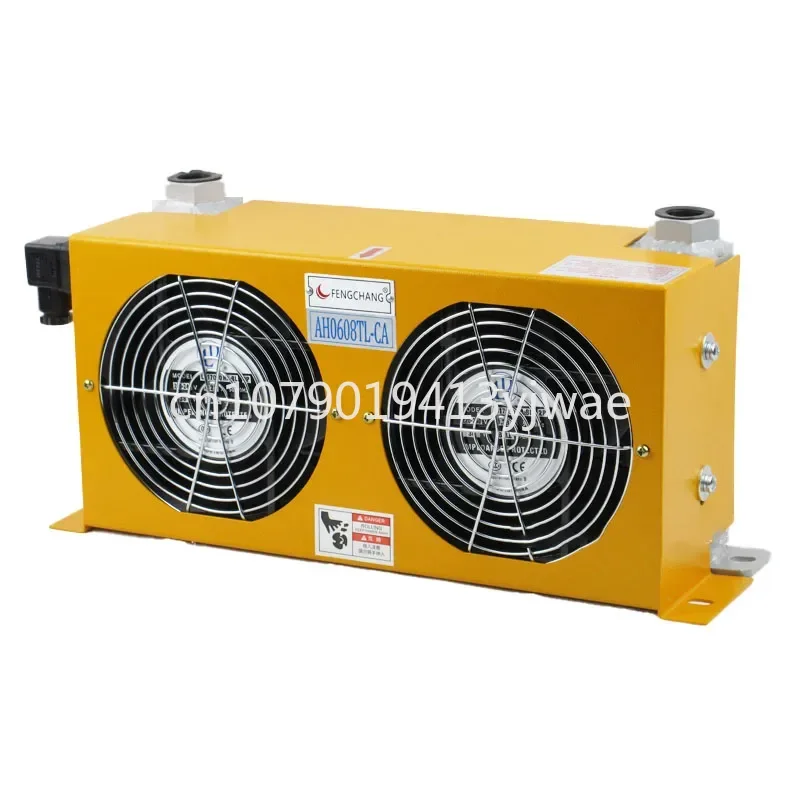 AH0608TL-CA Hydraulic Air Cooler 2.4KW Oil Radiator AF Series Plate-Fin Hydraulic Aluminum Oil Coolers 60L/MIN