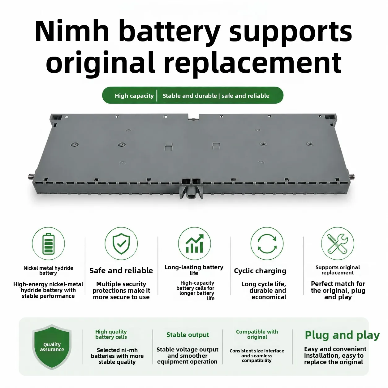 

Replacement Ni-mh 9.6V 6500mAh 7.2V 6500mAh Hybrid Car Battery for Toyota Voxy Chevrolet Tahoe Hybrid Battery
