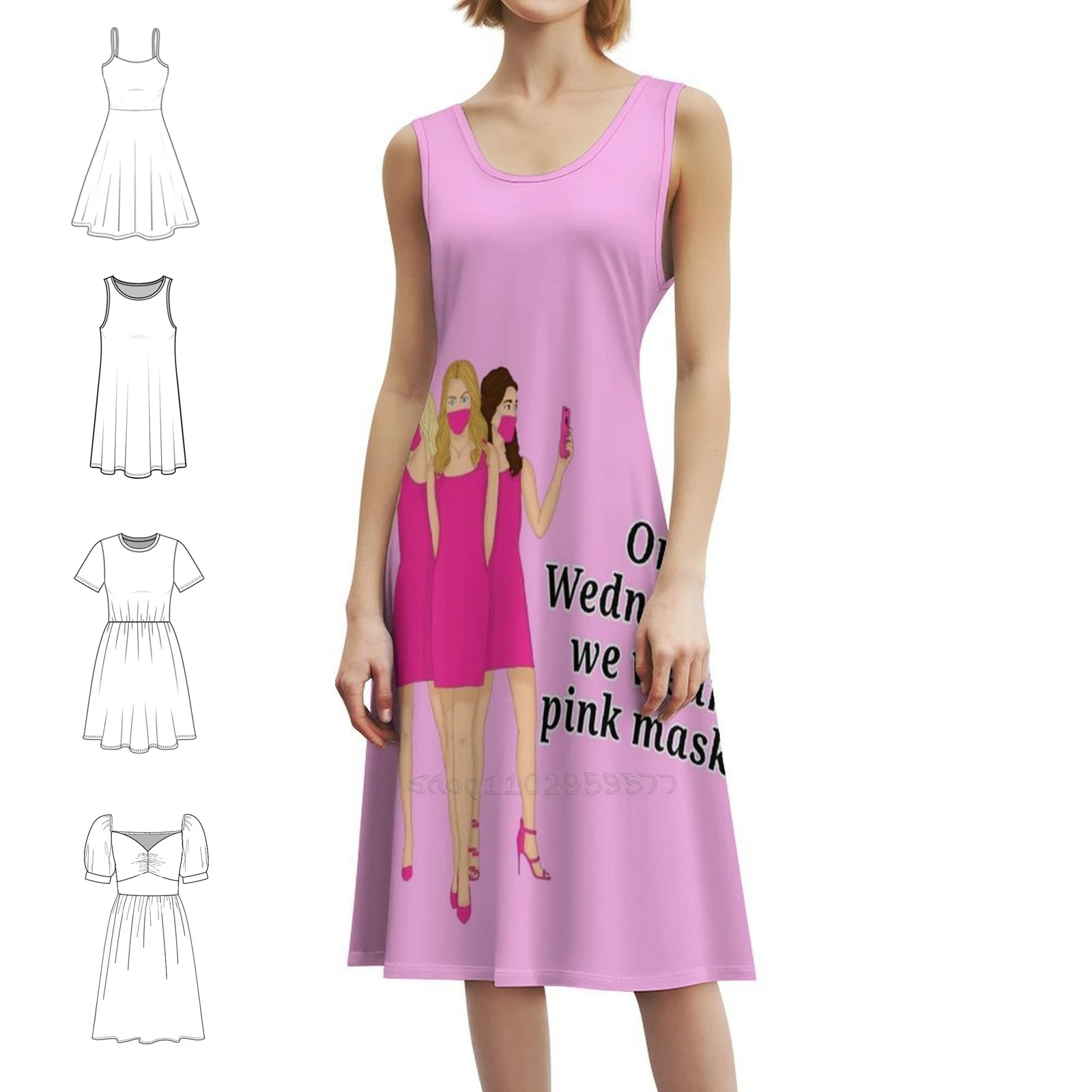 

Пластиковое платье-вариант 4, элегантное летнее праздничное платье с вырезом в форме сердца для женщин, для девочек-средителей, для девочек-музыки, для женщин