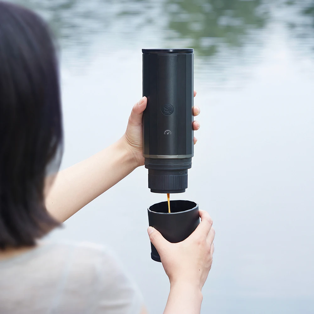 zeroHero Heropresso Pro 665g Lightweight One Click 20 Bar Brew for Home Office Outdoor Espresso Brewing Pro Kits and Coffee Maxx