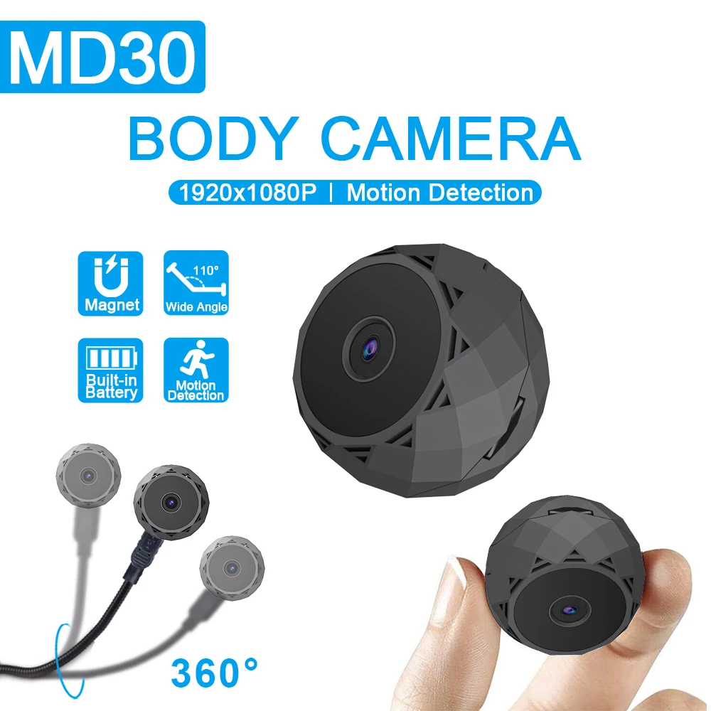 2026 New Mini  Camera Night Vision Analog Sport Action Camera Home Indoor Security Cctv No Wifi Car Camer MD30 Mini Camcorders