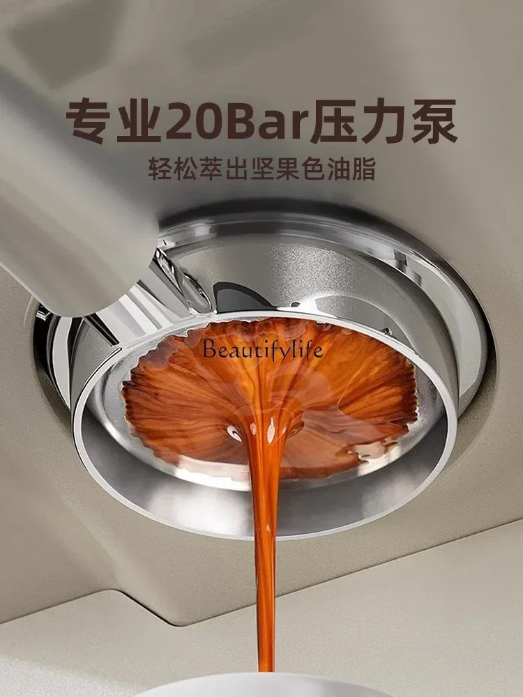 NN Macchina da caffè piccola macchina semiautomatica all-in-one montalatte a vapore espresso ad estrazione ad alta pressione