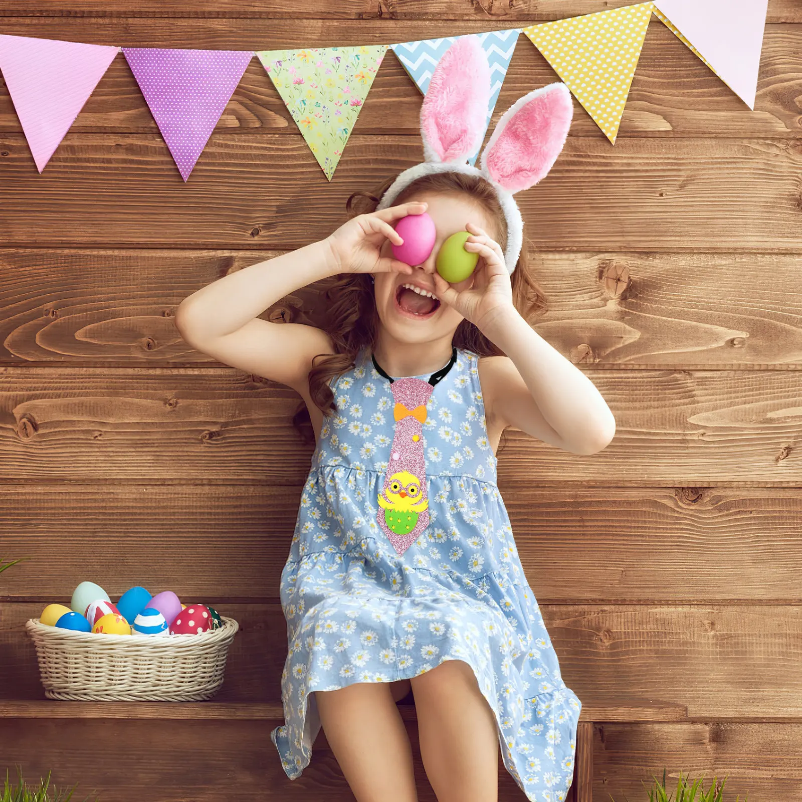 

Регулируемый пасхальный галстук для детей и взрослых с мультяшным куриным дизайном, аксессуар для праздничного костюма, украшение для праздников и встреч