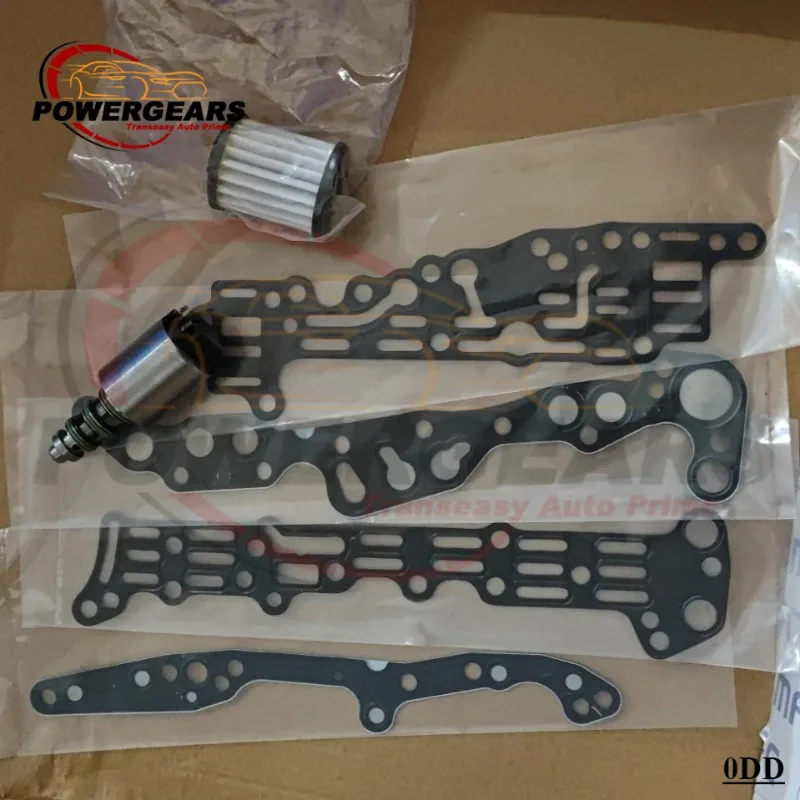 4PCS 0DD DQ400 Gearbox Valve Body Gasket + Filter Element Solenoid 0DD325541C 0DD325467B 0DD325483B 0DD325477B Suit For VW Audi