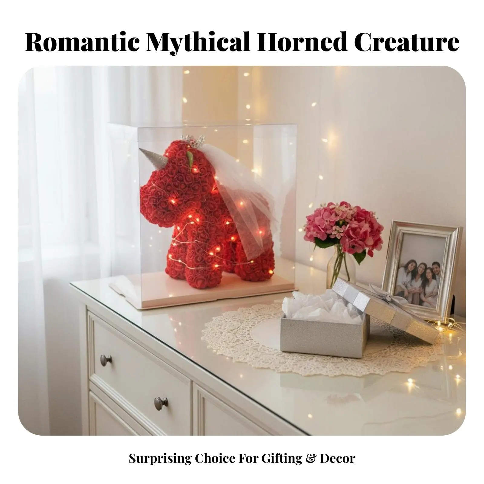 

Мифический светильник в форме лошади: милый дизайн, очаровательный светильник-лошадка в стеклянном куполе, в комплекте с плюшевой игрушкой, универсальное питание от USB-порта