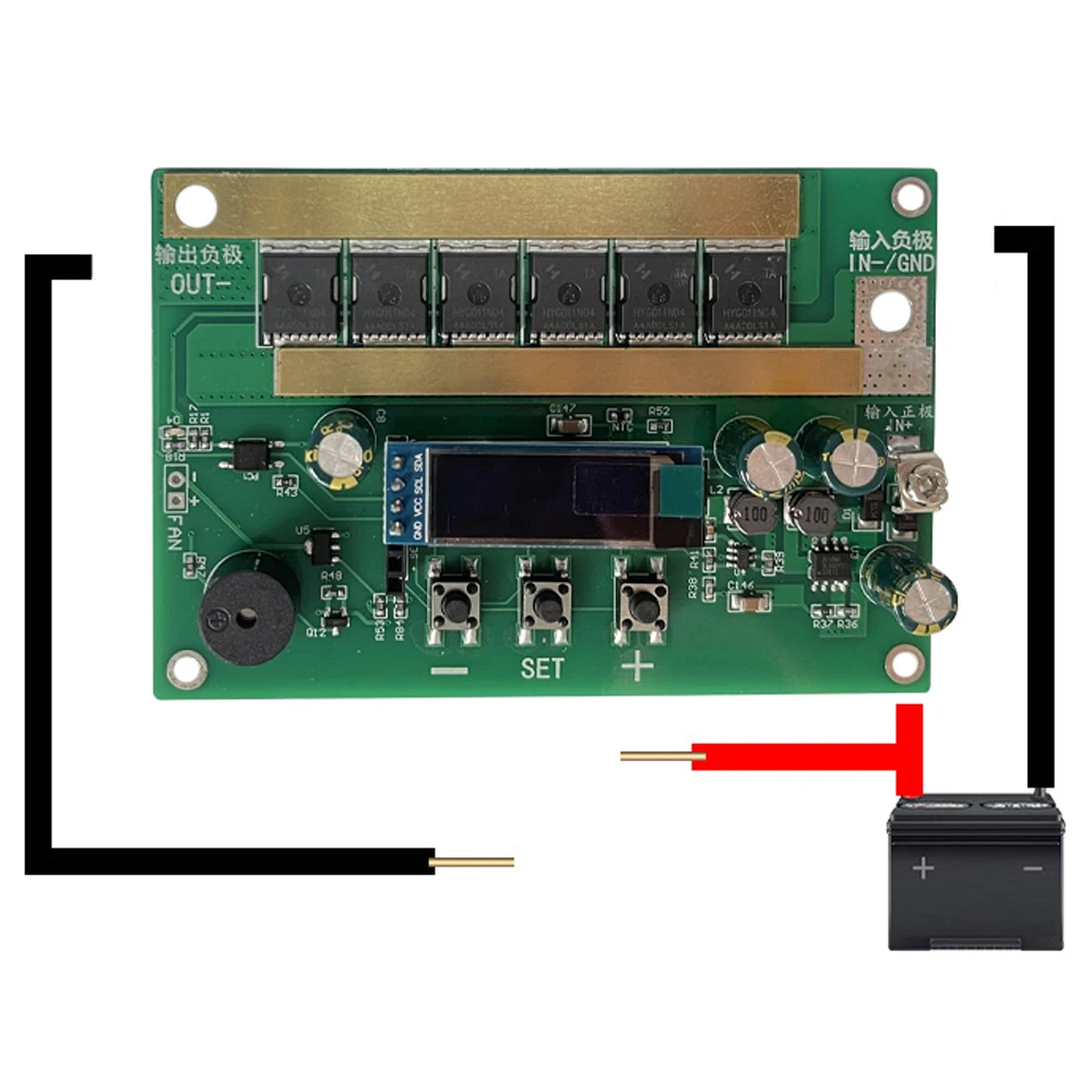 Set di saldatrici a punti fai-da-te 99 ingranaggi 12V circuito della saldatrice a punti per saldatura a batteria al litio 0.1-0.3mm foglio di nichel