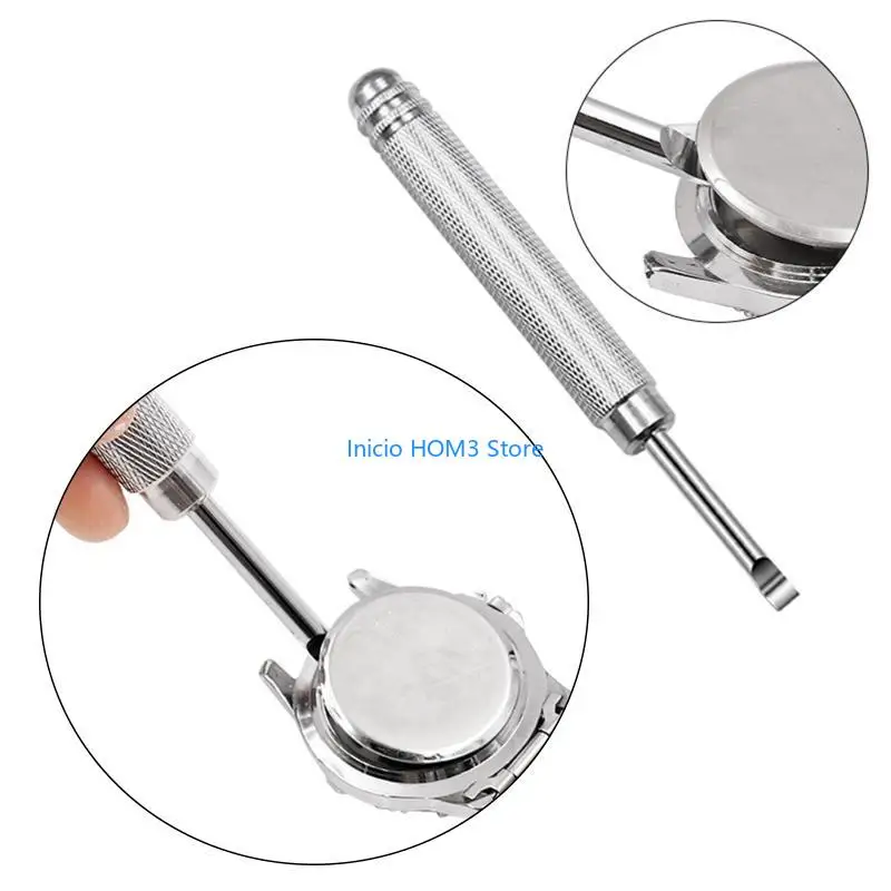 A5YD Durable Pry Type Screwdriver Watch Repair Battery Opener Tools Back Cover Opener