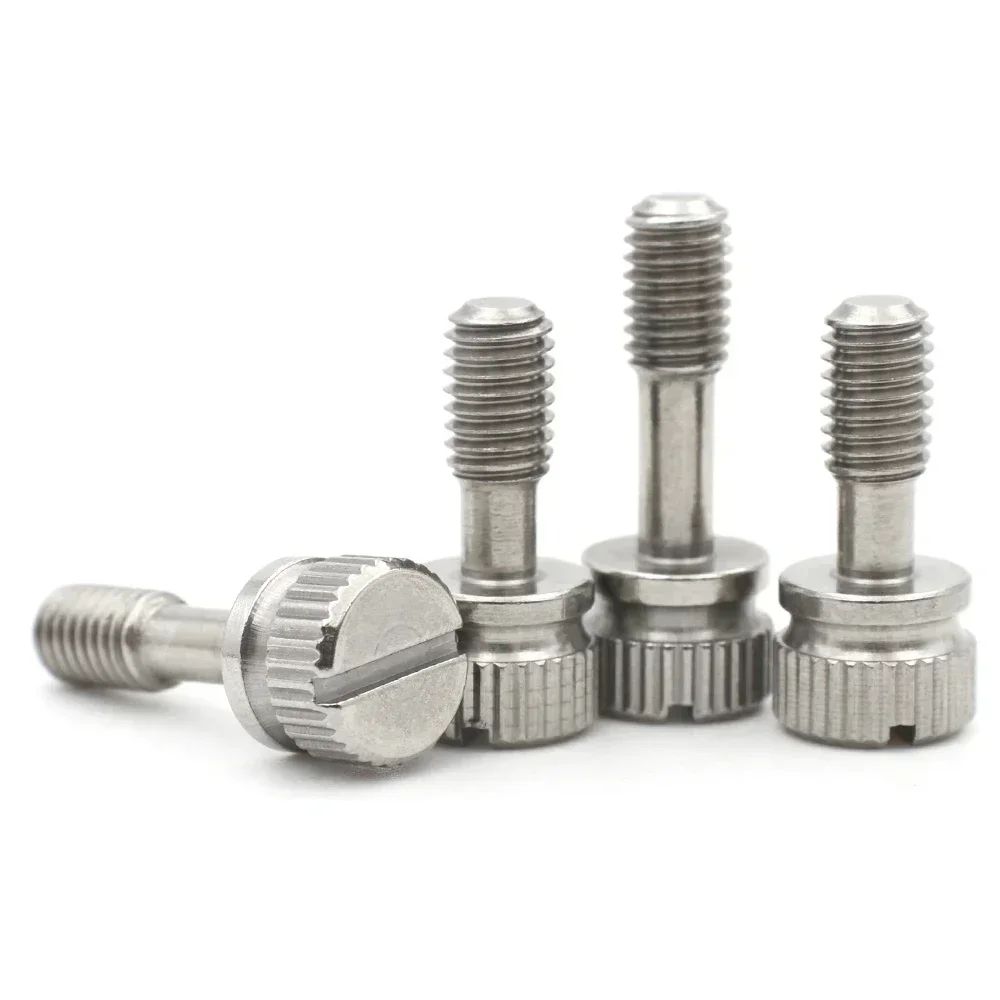 2/5/10/20pcs M2 M2.5 M3 M4 M5 M6 M8 GB839 304 Vite con intaglio in acciaio inossidabile Stringere a mano Anti-allentamento Zigrinato Bullone a pollice