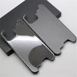 100% Genuine Carbon Fiber Slim Case for iPhone 15 Pro Max 14 13 12 Matte Glossy Ultra Thin Bulletproof Irregular Hard Back Cover
