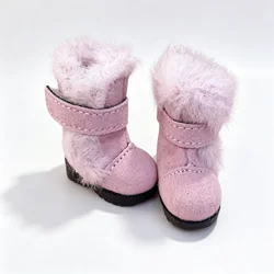 Tilda 3.2cm Doll Boots for Blythe Doll Toy,1/8 Mini Leather Dolls Shoes for Blyth Azone BJD,Casual Puppet Shoes Toys Accessory
