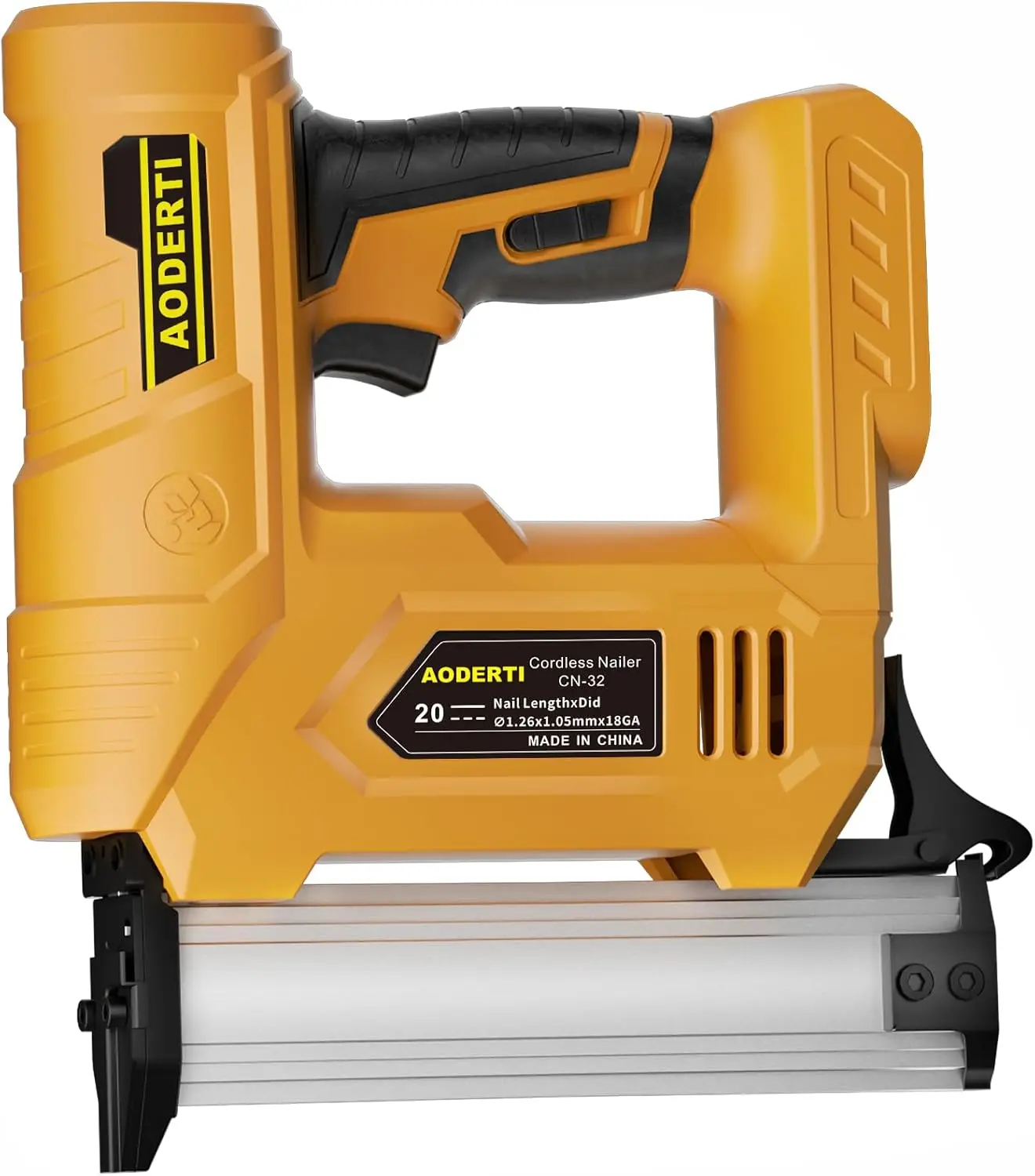 Nail Gun for DEWALT 20V MAX Battery, 18GA 5/8 to 1-1/4 Inch, 2 in 1 Brad Nailers, Brushless Motor, 2 Mode, Lightweight and Ergon