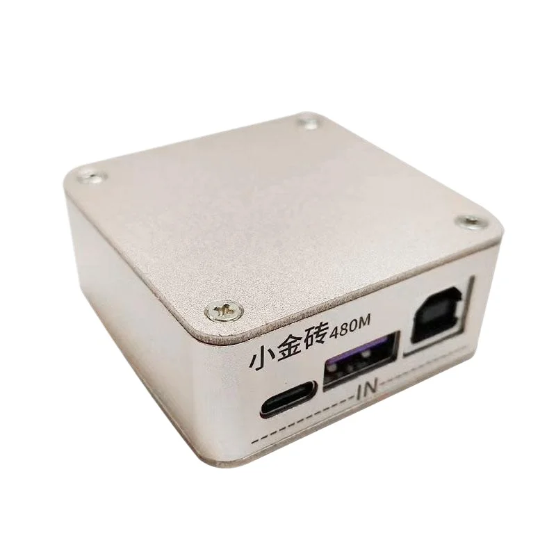 

USB Isolation Filter Aluminum Alloy Shell Power Supply Enhanced Shielding Electromagnetic Interference TCXO Crystal Oscillator