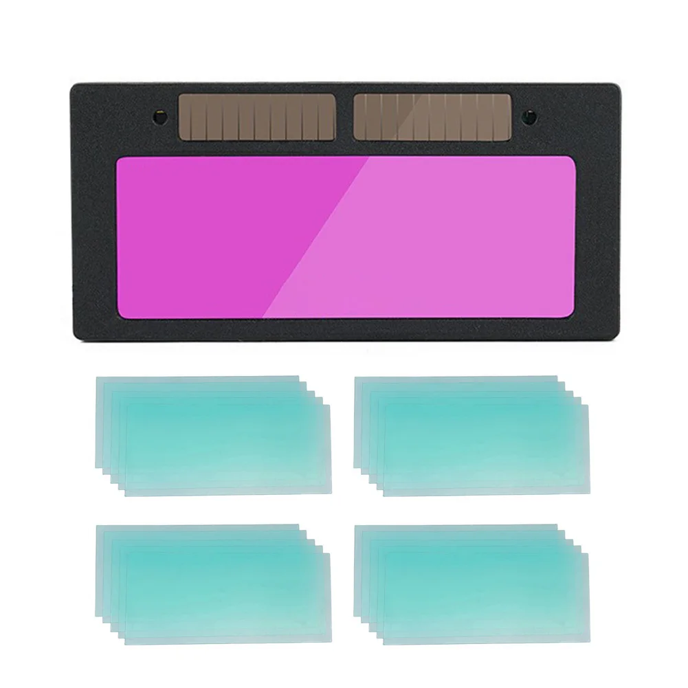 

1 Set Dimmable Welding Glasses Solar Automatic Dimming Lens With Protective Sheets For Soldering Accessories