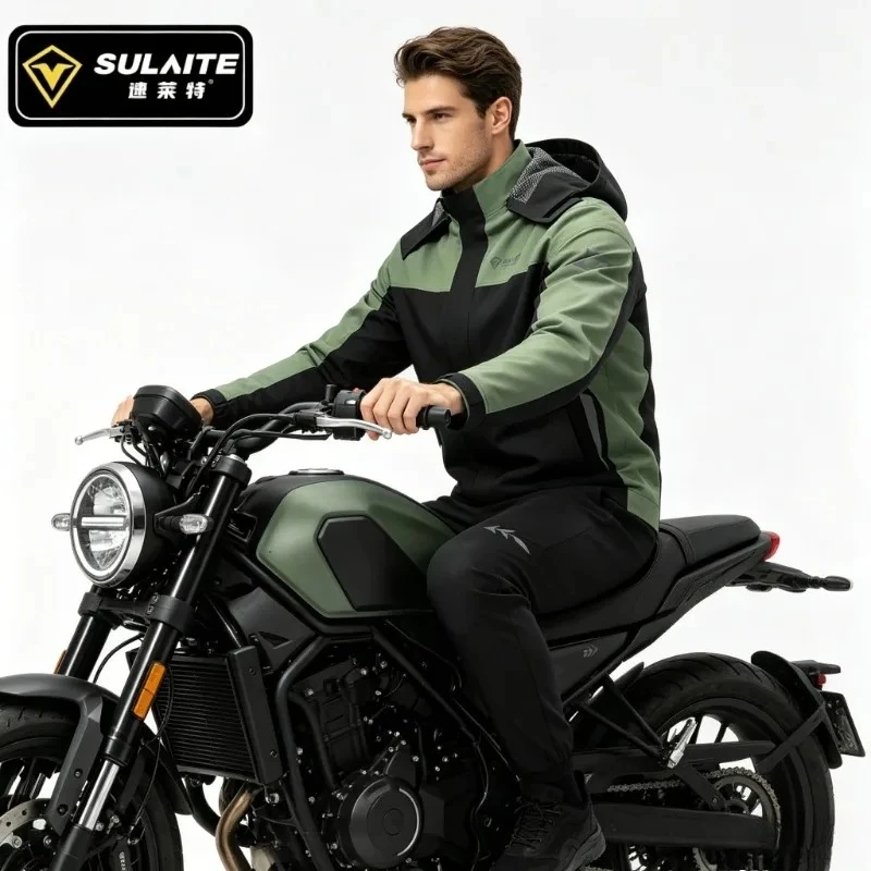 

Motorcycle Raincoat Suit Men Women Rain Gear Waterproof Reflective Rain Gear Fishing Climbing Jacket