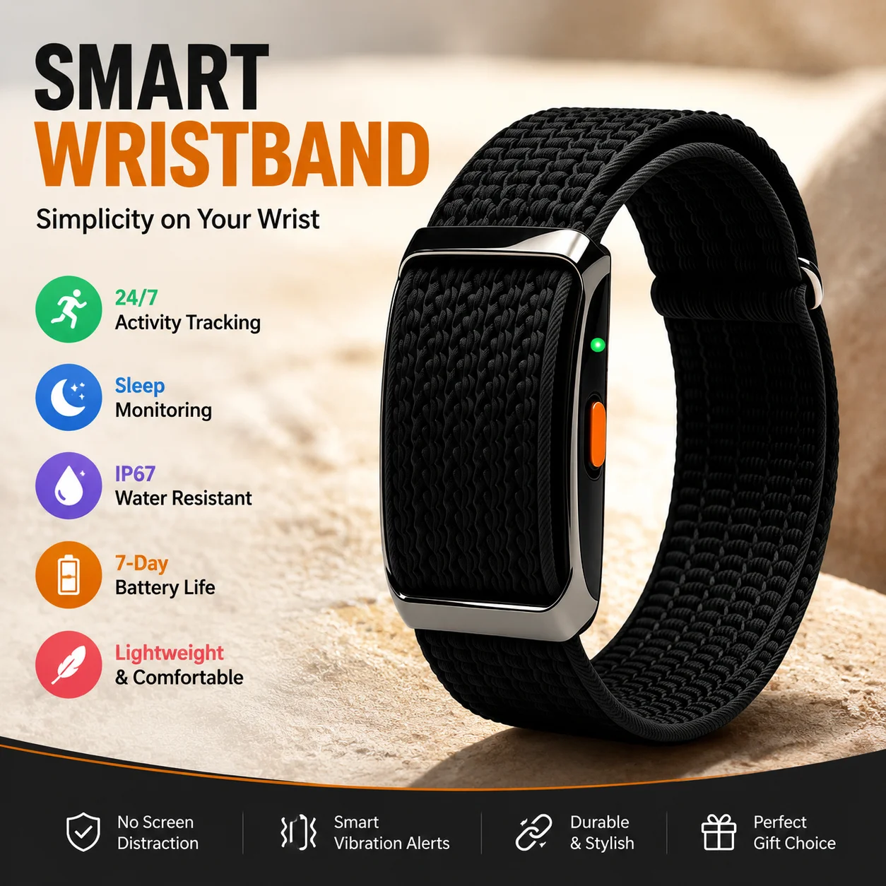 Gesundheitsmonitor-Armband Blutsauerstoff Herzfrequenz Schlafüberwachung Fitness-Aktivitäts-Tracker Tragbares Smart-Band Wasserdicht für Männer und Frauen F107