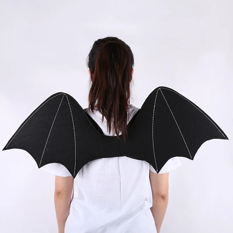 Halloween Props Demon Angel Light-emitting Children/adults Bat Wings Parent-child Performance Party Cosplay Prop Toys