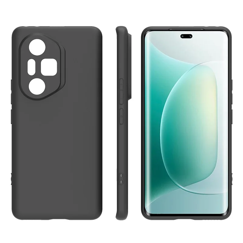 

For Honor 400 Pro Case Slim Matte Black TPU Soft Silicone Case For Honor 400 Back Cover Honor400 400Pro 5G Phone Cases