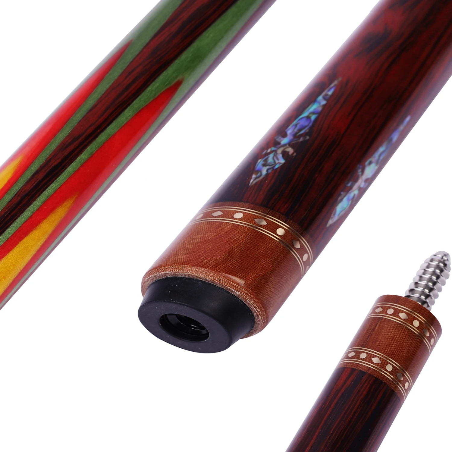 

Handmade Professional Carom Cue High-end Atmospheric Quality Rainbow