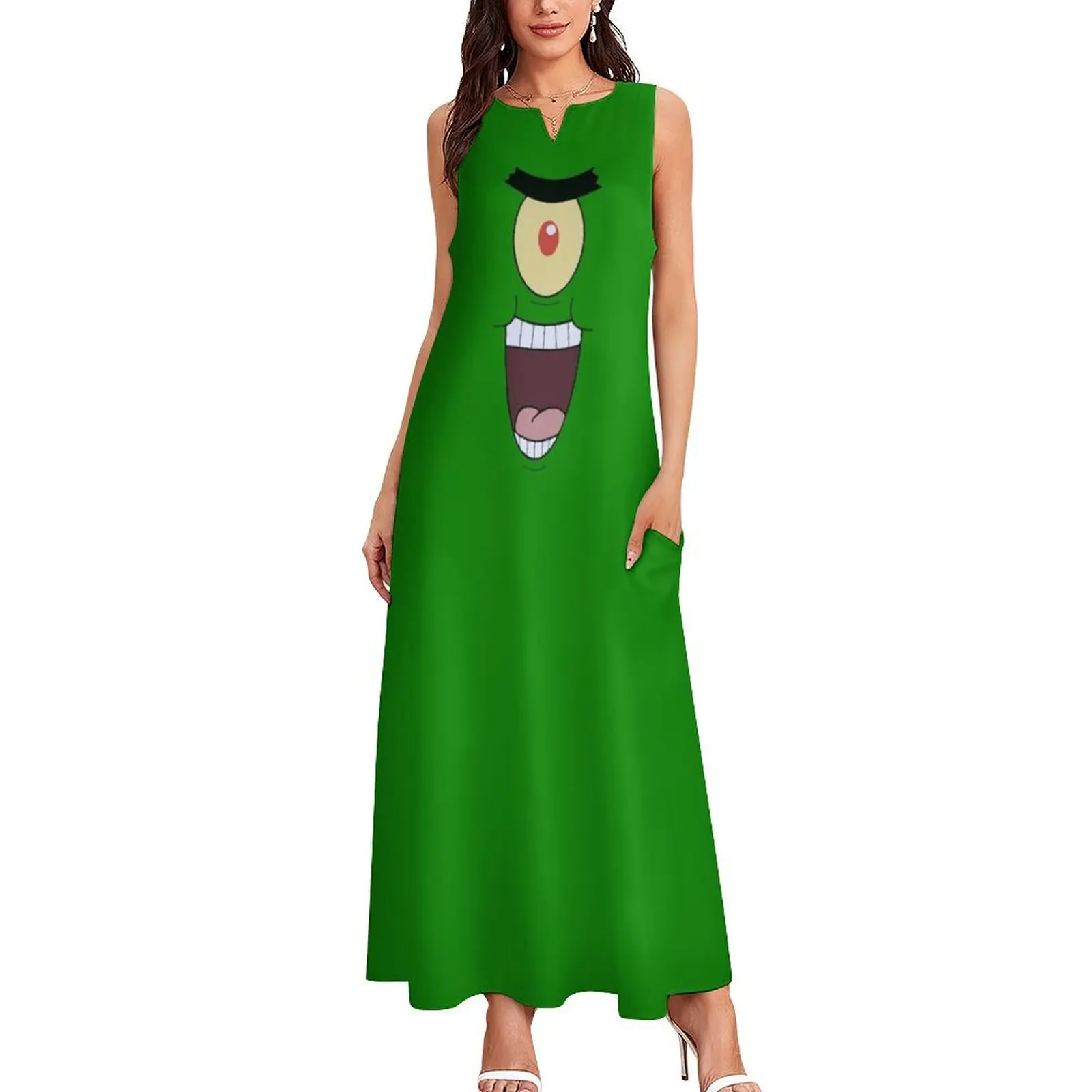 Plankton Evil Long Dress summer dresses ladies 2025 ladies dresses for special occasions Women's skirt Dress