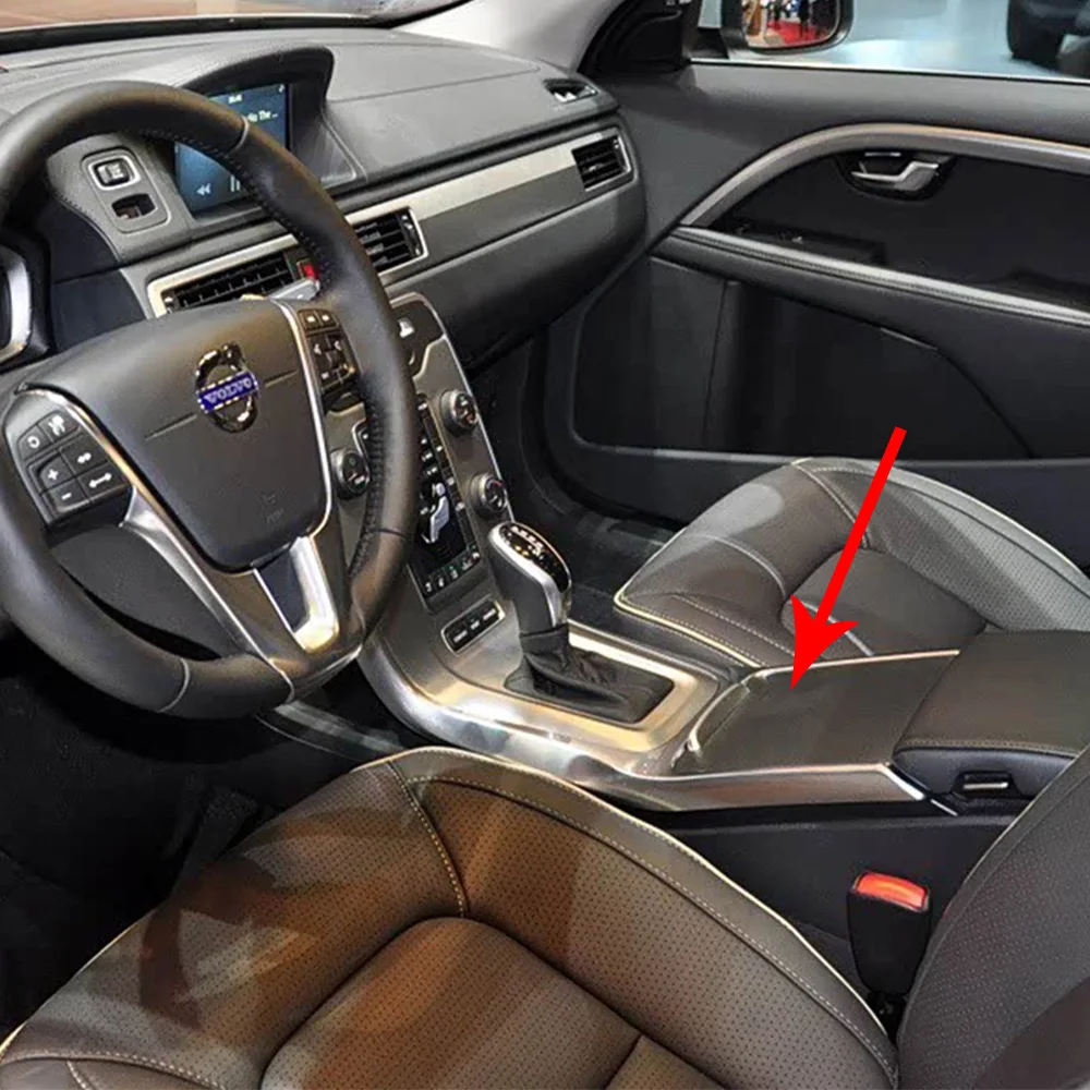 

Для Volvo S80 S80L V70 XC70 раздвижная крышка центральной консоли автомобиля, запасные части, аксессуары, черный, бежевый 39870905