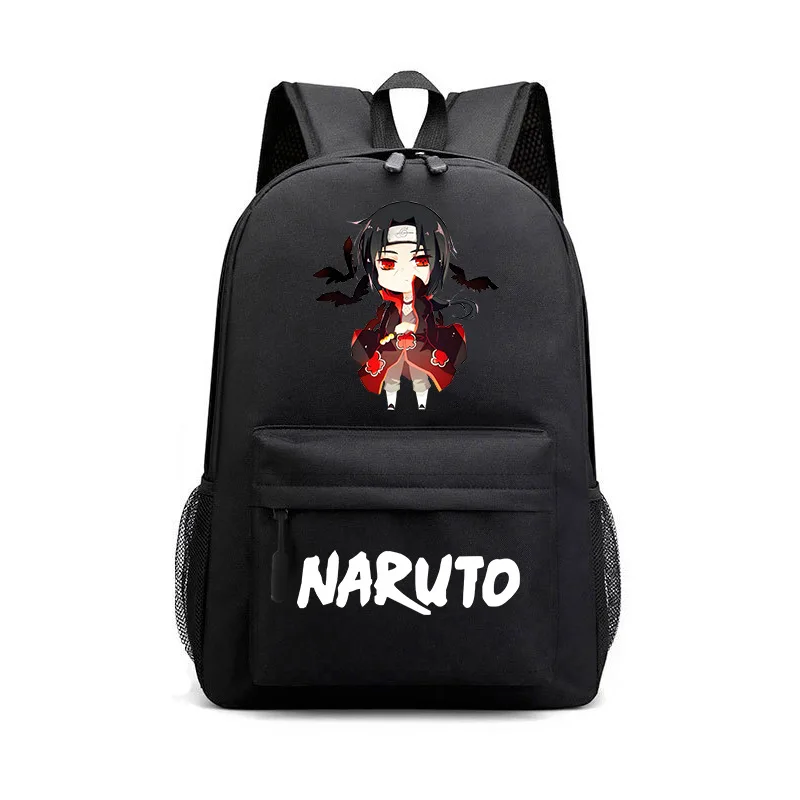 

Japanese anime Naruto Handsome backpack Itachi Red Cloud Cute backpack Small gift