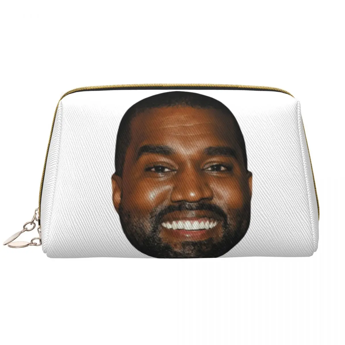 Funny Kanye West Meme Makeup Bag for Women Travel Cosmetic Organizer Kawaii Rapper Music Producer Storage Toiletry Bags