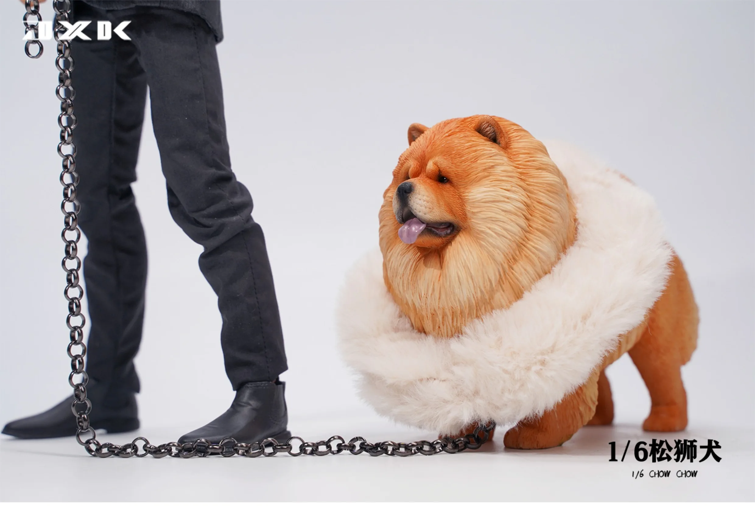 JXK JXK173 1/6 Chow Chow Mini Chubby Dog Series Cure Cute Pet