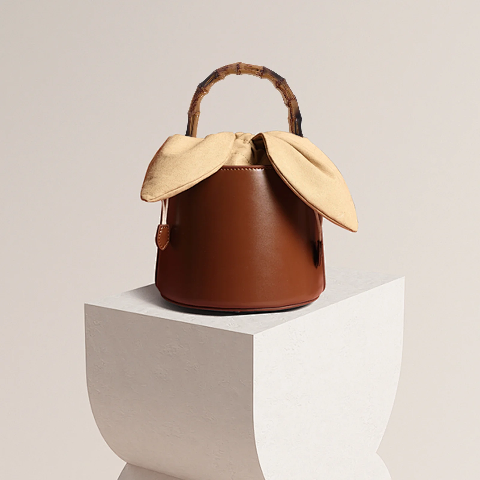 

Imitation Bamboo Acrylic Bag Handles Stylish Decorative Handbag Accessories for DIY Crochet Purse Beach Bag Replacement