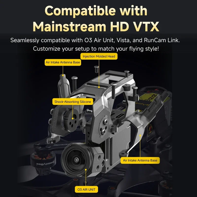 SpeedyBee Bee25 Drohnenrahmen-KIT 2,5 Zoll PRO/LITE EXT Wireless Tuning für O3 Air Unit/Link/Vista VTX RC FPV Drone Quadcopter