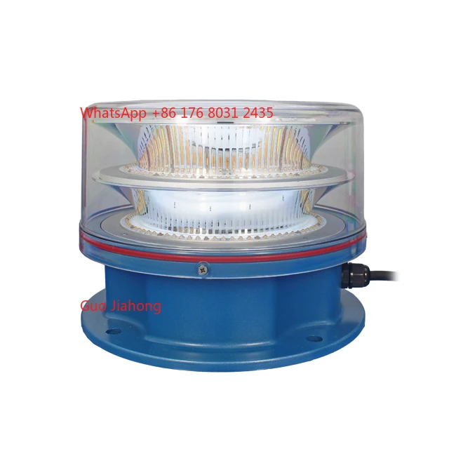 Medium Intensity Aviation Lamp Dual Mode ICAO Type a + Type C White Flashing/red Steady Building Tower Beacon Lights