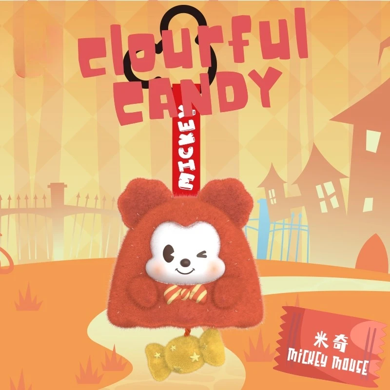 

Disney Mickey Mouse & Friends Candy Color Vinyl Plush Blind Box Collectible Toys -Surprise Gifts for Kids, Fans & Collectors