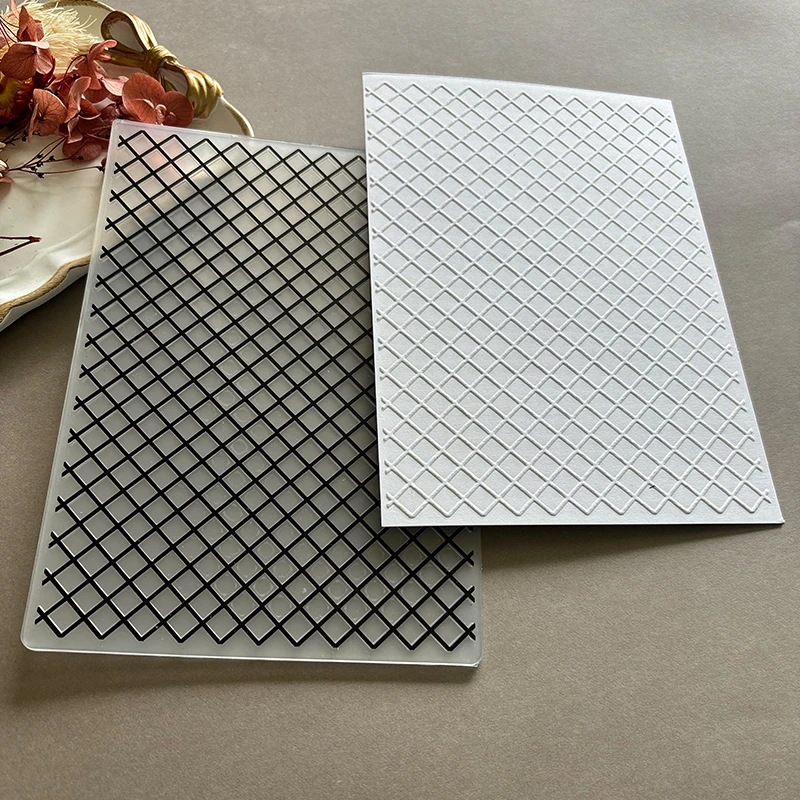 Modello di griglia Goffratura File Texture Modello Sfondo Album fai-da-te Produzione di progetti artigianali in cartone decorativo