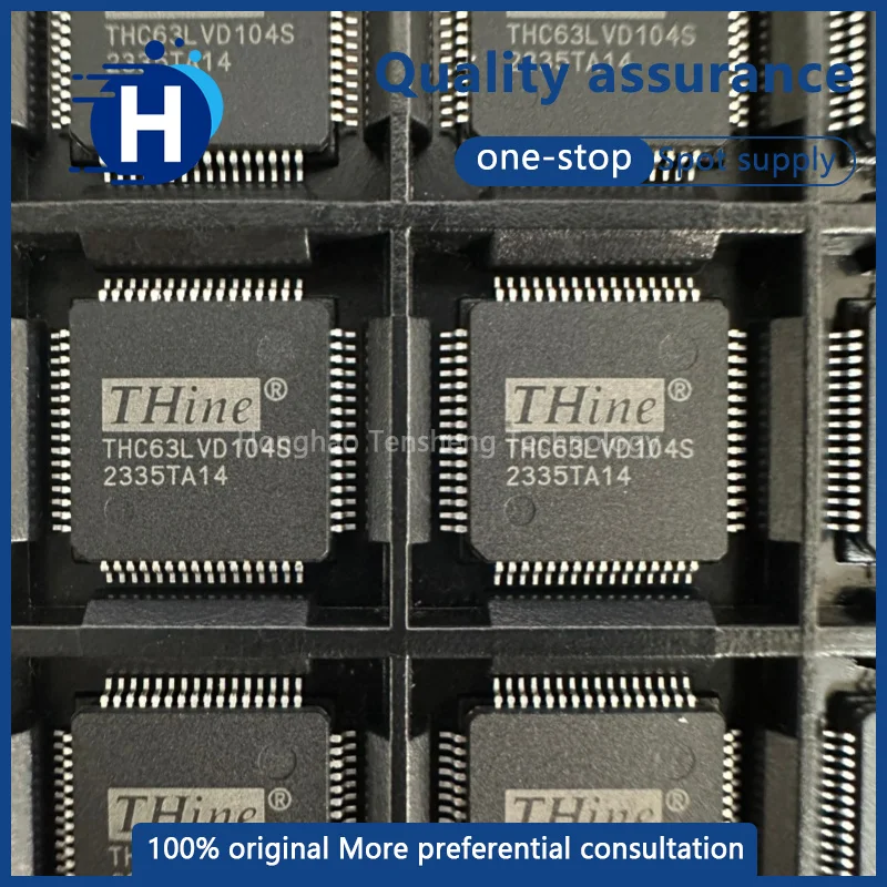 1 piece of high-quality THC63LVD104S THC63LVD104C QFP-64 colour receiver LCD TV chip