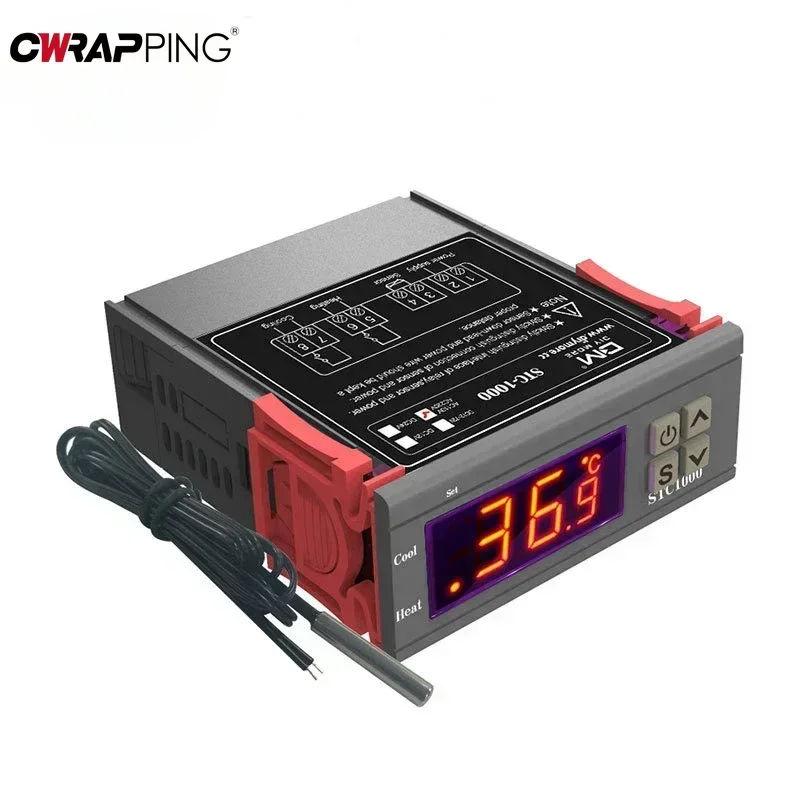 

STC-1000 Digital Temperature Controller Thermostat Thermoregulator Incubator Relay Heating Cooling 12 24V 220V STC1000 Tools