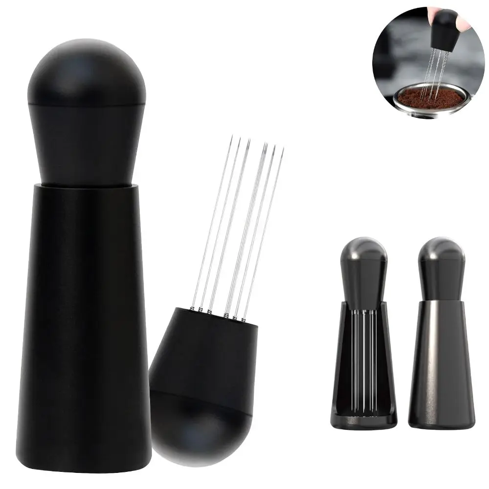 

Espresso Coffee Stirring Tool, Coffee Powder Stirrer, Needle Distributor, Wood Handle, Barista Hand Distribution Tool