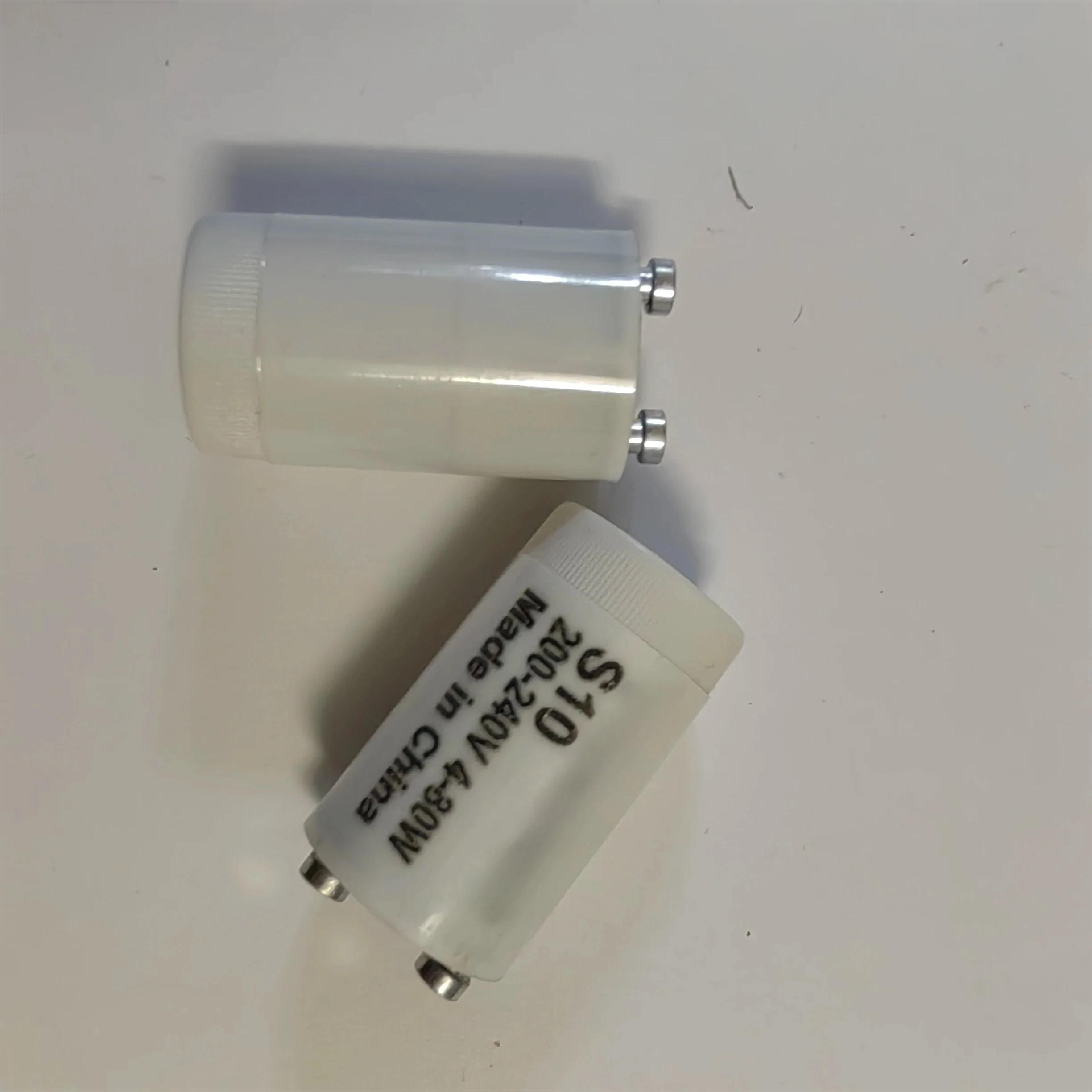 10pcs Fuse Starter S10  For 4-80W 180-250VAC Fluorescent tube Lamp Fuse Electronic Starter the Fluorescent Lamp Starters CE ROHS