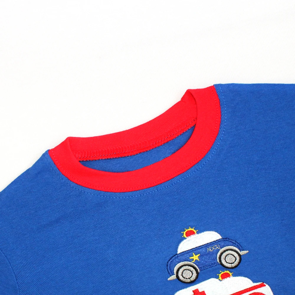 100 Cotton Boys Pajamas Sets 2pcs Children's Sleepwear Kids Clothing Sets Toddler Baby Nightwear Pajama Suits for 2-8 Years