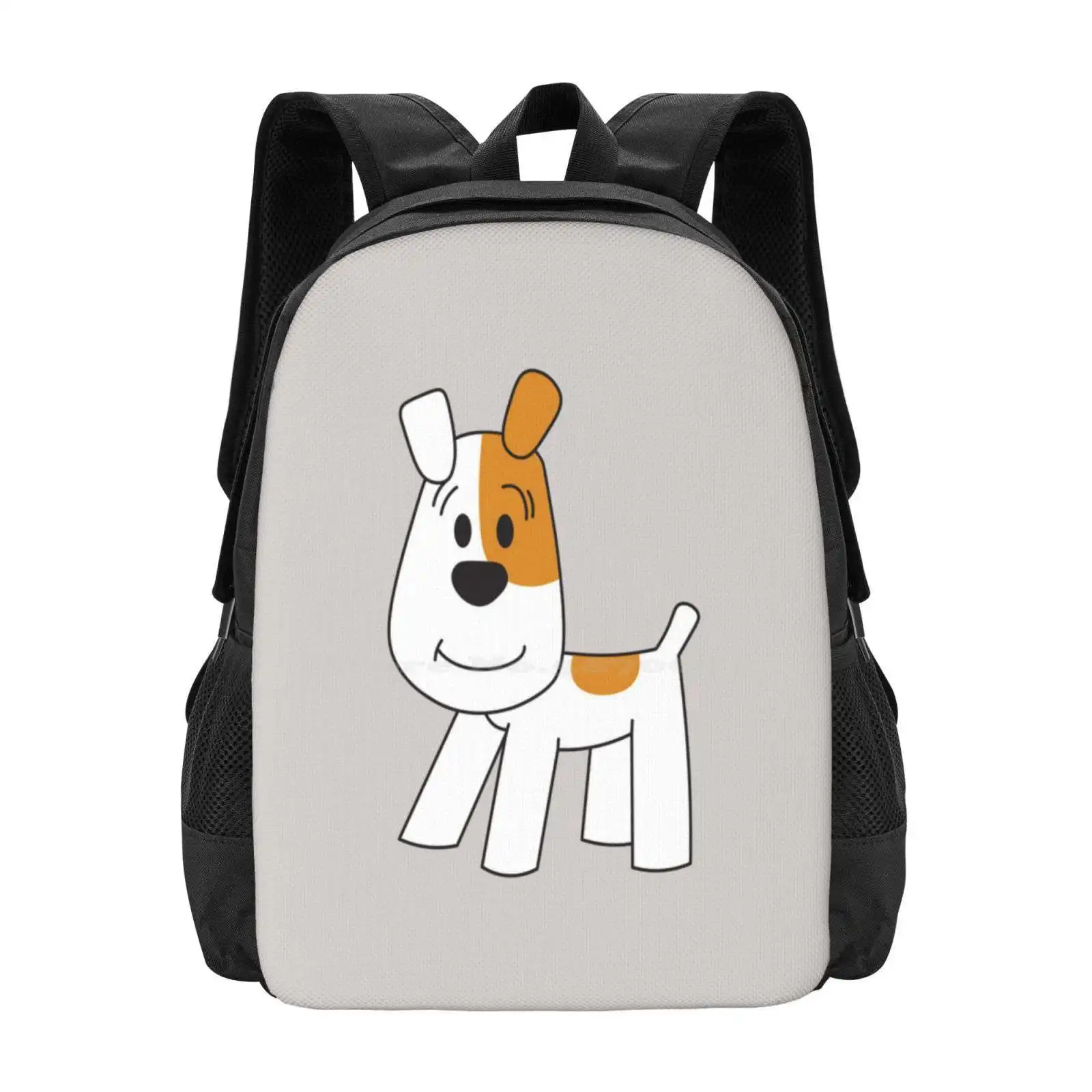 Rex Dog Hot Sale Schoolbag Backpack Fashion Bags Rex Reksio Doggie Dogs House Wooden Jack Russel Cute Retro Cartoon Vintage