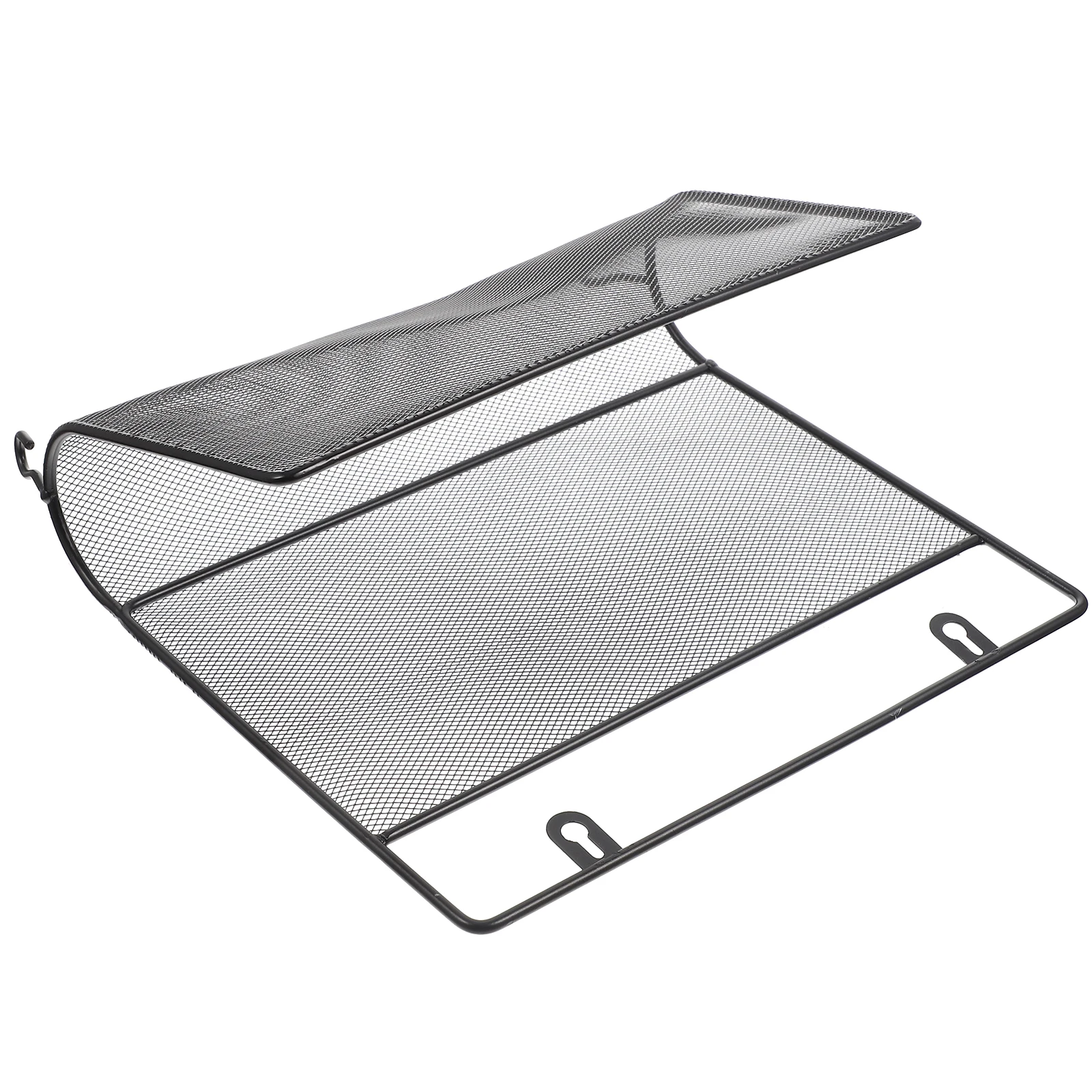 

1Pcs Functional Iron Wall Shelf Book Holder Elegant Storage Organizer Rack