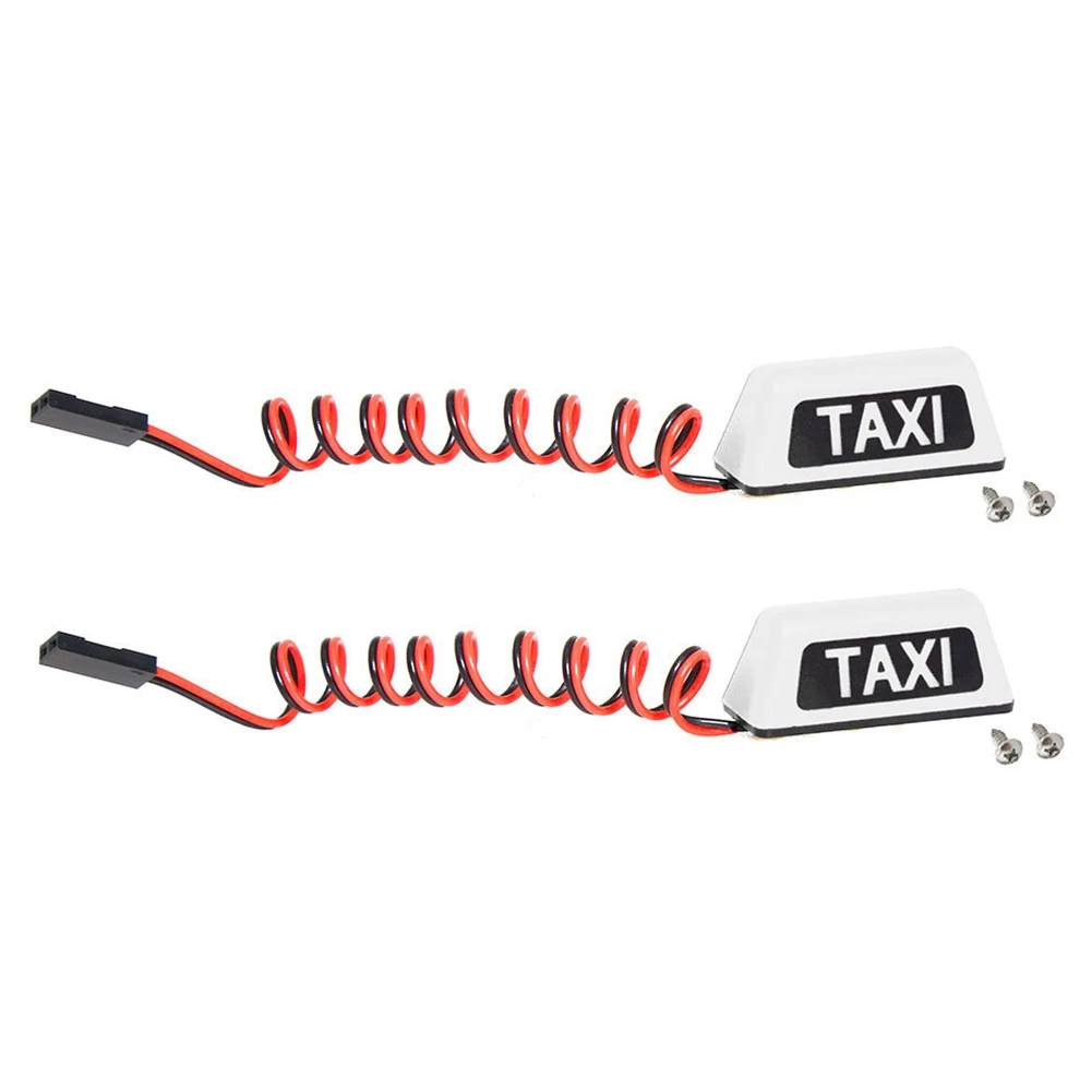 

IINBD-White Model car taxi lamp 1/10 RV 1/8 climbing car off-road vehicle
