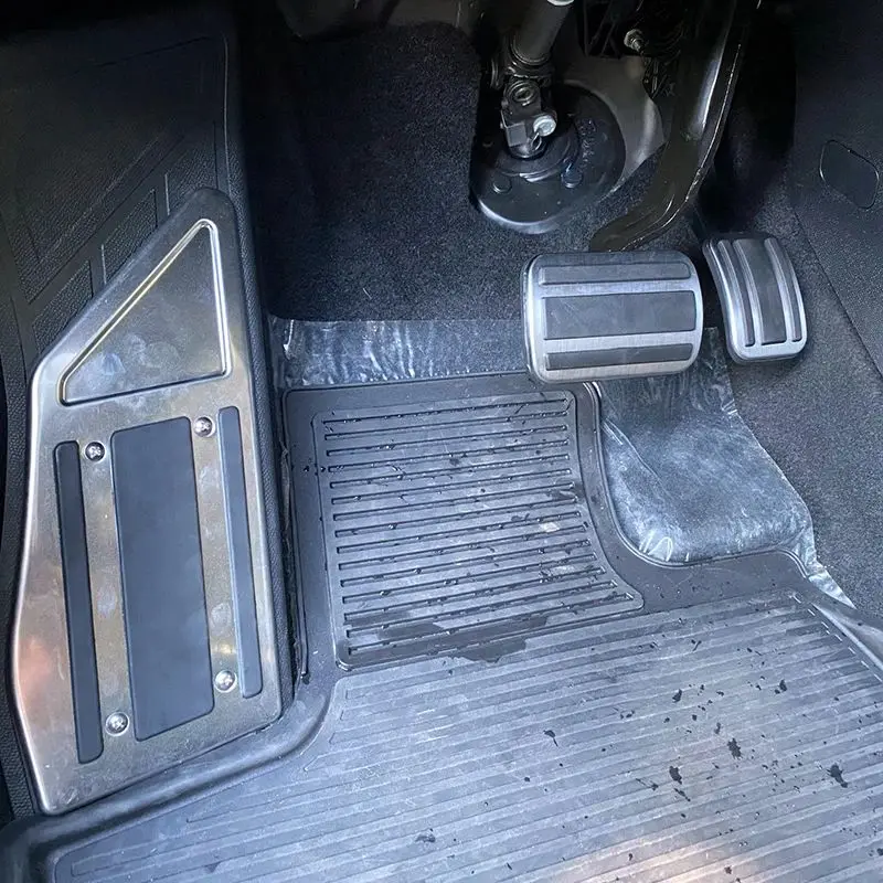 Car Rest Brake Accelerator Fuel Gas Pedal Cover Pad For Peugeot 3008 5008 GT DS DS 7 CROSSBACK LHD Pedal Pad Mats Cover