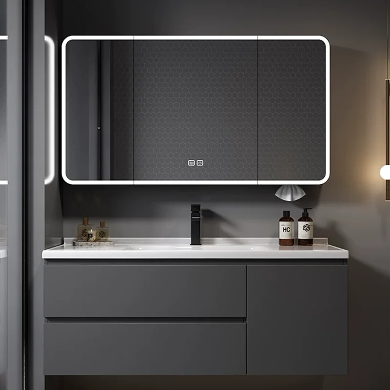 Paper Luxury Cupboard Modern Space Saver Partitions Display Toilet Organizer Bathroom Cabinet Storage Gabinete Hotel Furniture