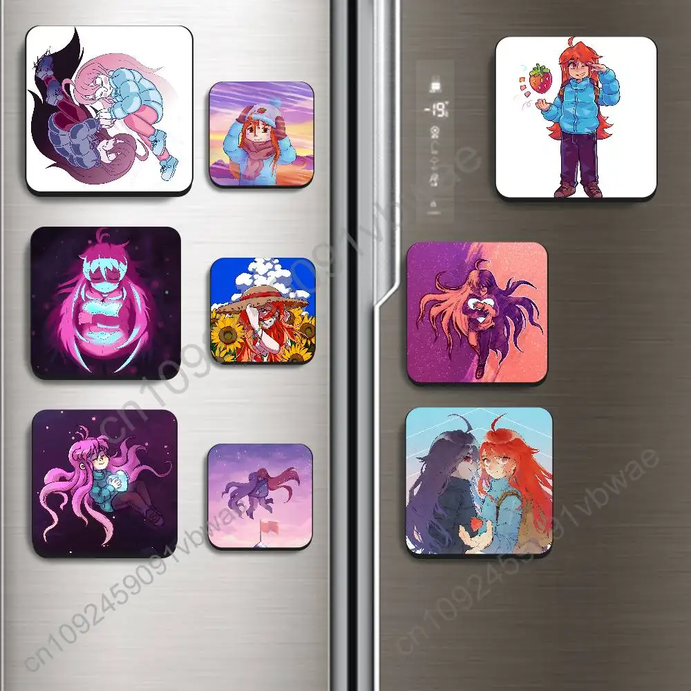 Challenging level completion Celeste BestSelling Refrigerator Magnetic Sticker Fridge Magnets Adhesive to Metal Surfaces Leaves