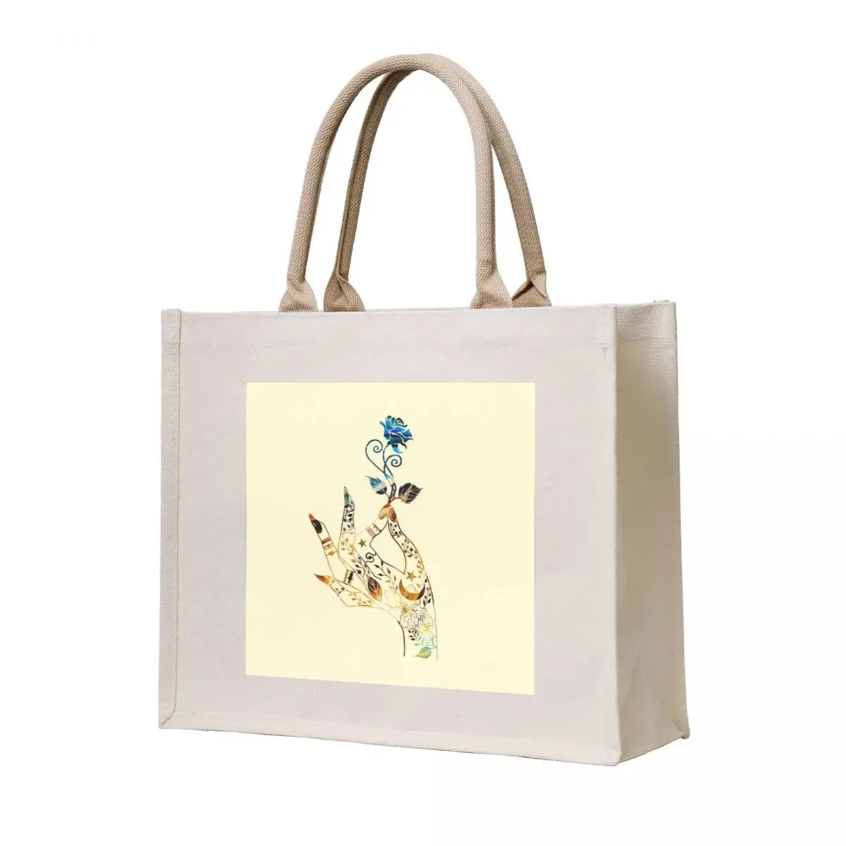 

spectral sunset ray mystic witch hand Tote Bag canvas bags Candy bags Handbags women the tote bag