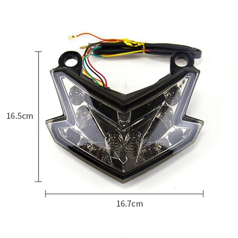 Motorcycle Led Turn Signal Brake Taillights For Kawasaki Z800 Z125 ZX636 ZX-6R NINJA Z125 PRO Indicator Tail Lights Rear Lamp view 4