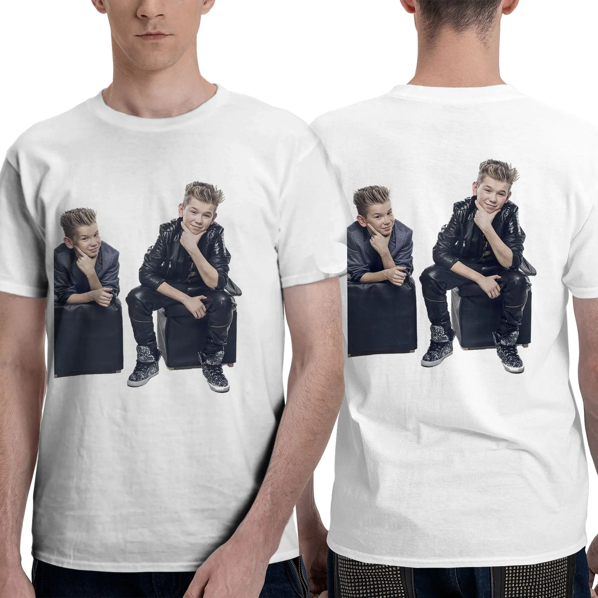 100% Cotton Marcus And Martinus Sweden Norway Eurovision T-Shirt Men's Double Sided T Shirt Men Crew Neck Summer Shirts Tops