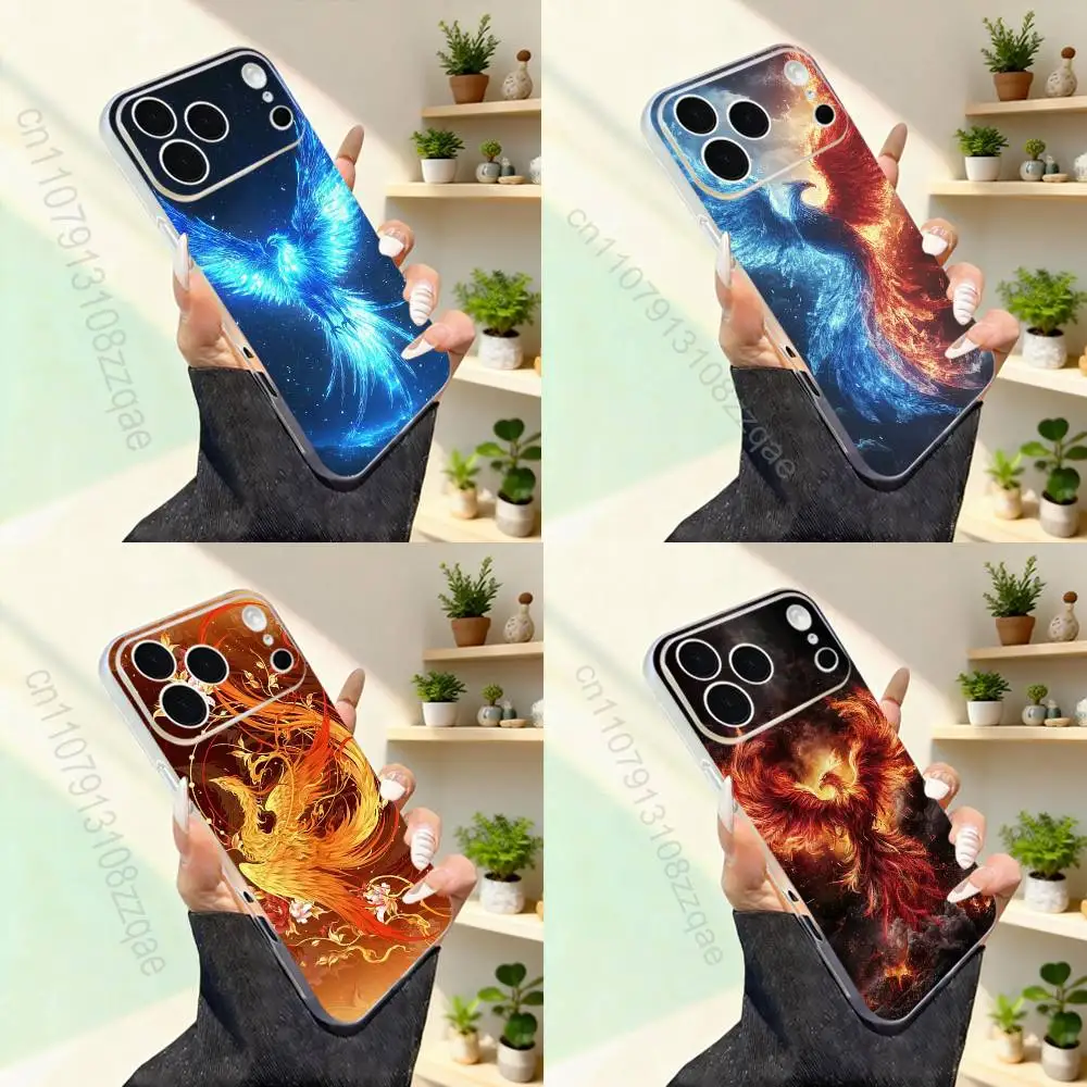 

Myth Art Cool Phoenix For iPhone 11,12,13,14,15,16,17,Pro,Max,Plus,Mini,SE4,E Phone Case Magnetic For Magsafe Wireless