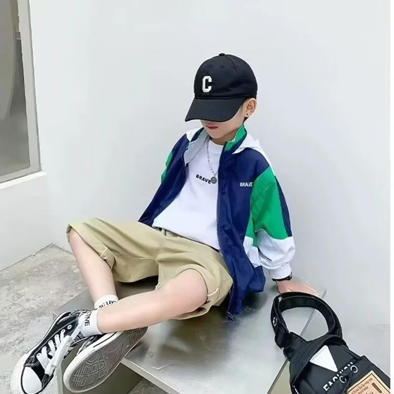 

2025 универсальные весенне-летние детские брюки Ins Trend, минималистичные Harajuku, популярные ленивые новые стильные повседневные удобные шорты