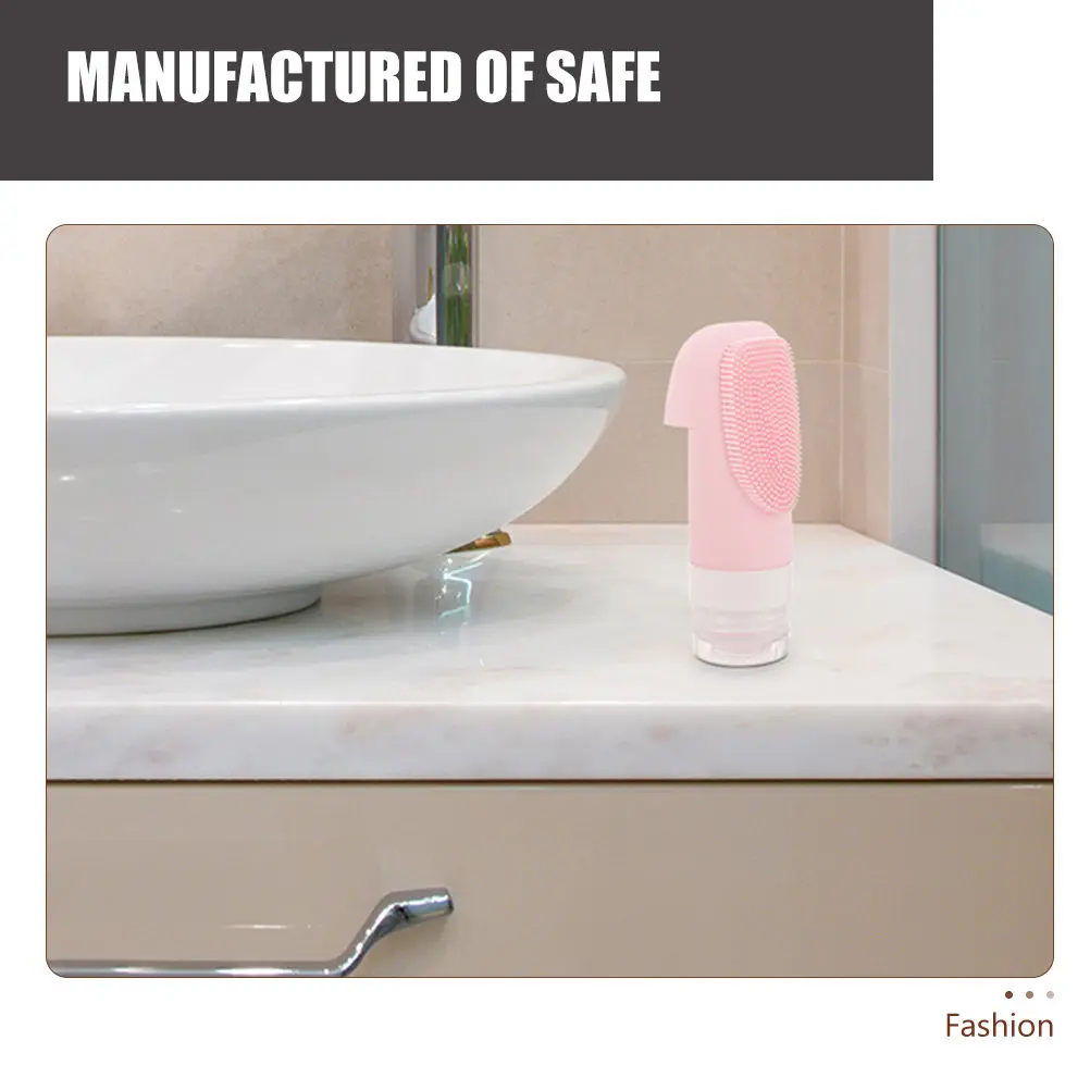 

2 шт. силиконовые дорожные флаконы по 60 мл, герметичные, многоразовые контейнеры для косметики, уходовых средств, парфюмерии, эфирных масел, лосьонов