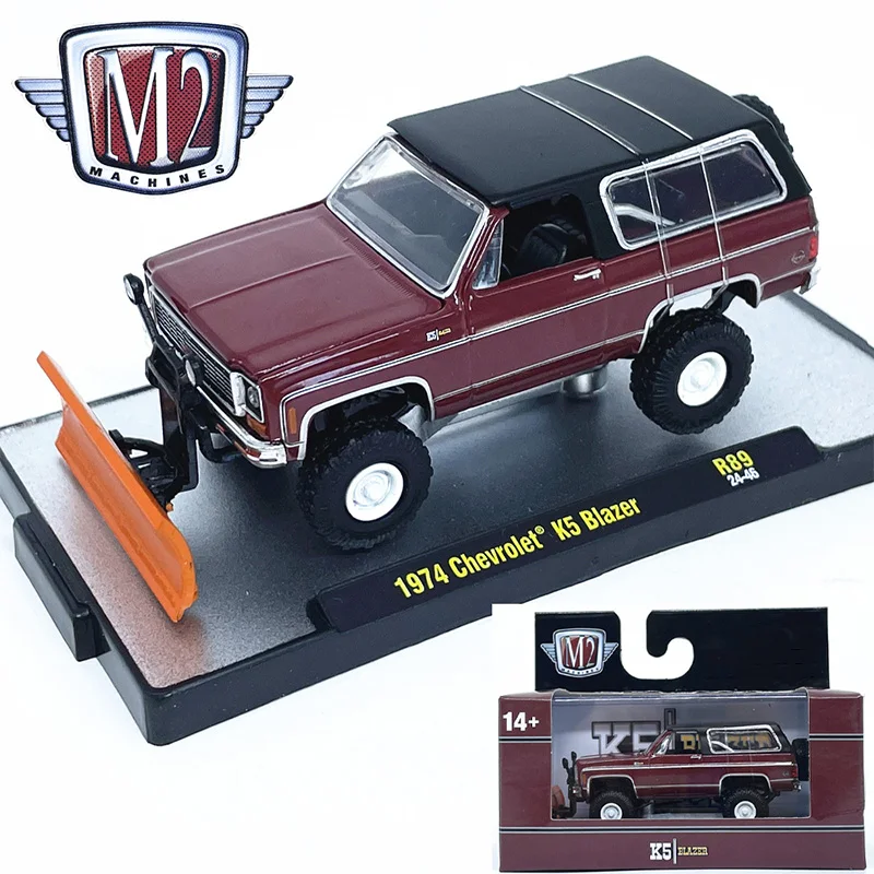 

Модель автомобиля M2 1:64 K5 Блейзер Имитация модели автомобиля из сплава Коллекция настольных украшений с новой упаковкой